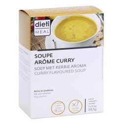 Soupe curry hyperprotéinée