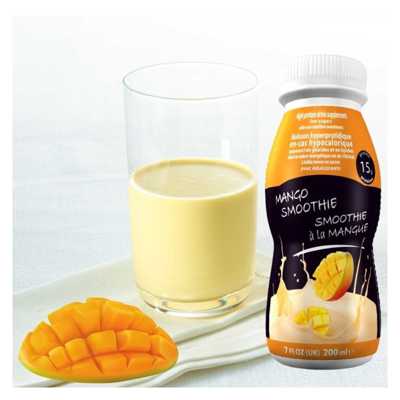 Protéika smoothie mangue riche en protéines et BCAA bouteille 200 ml