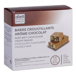 Barre hyperprotéinée chocolat croustillant