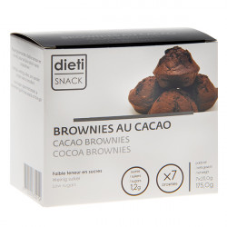 Brownies au cacao sans sucres ajoutés