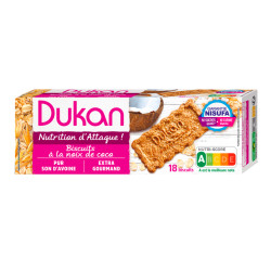 Biscuits Dukan au son d'avoine avec noix de coco râpée