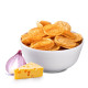 Chips fromage et oignon riches en protéines de soja