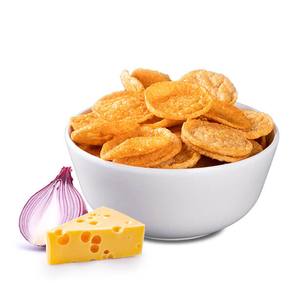 Dietisnack chips fromage oignon riches en protéines de soja et fibres