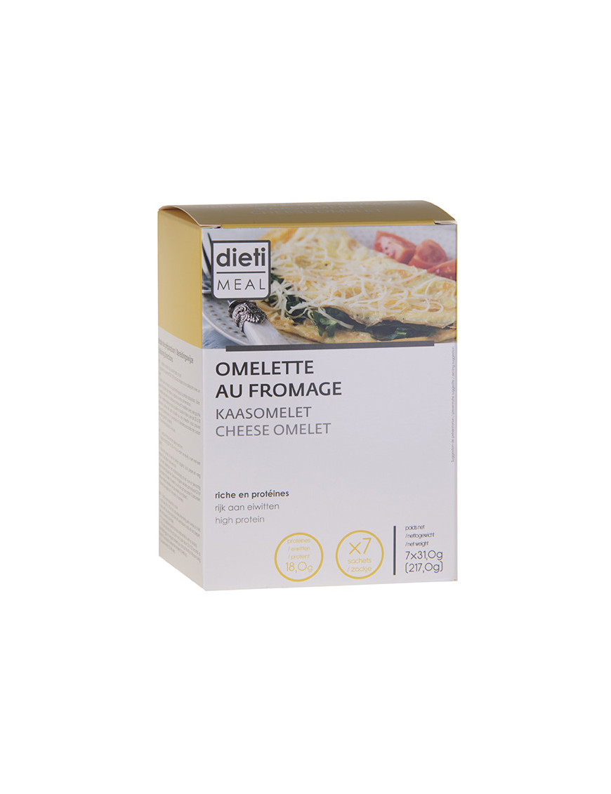 Omelette hyperprotéinée au fromage 