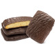 Biscuits sablés protéinés enrobage chocolat