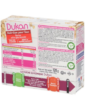 Dukan barres extra-gourmandes chocolat noir