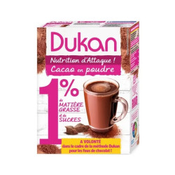 Dukan cacao en poudre dégraissé 1% de sucres