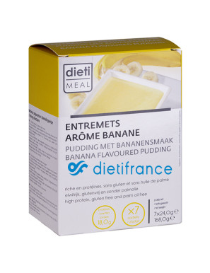 Entremets banane Dietimeal
