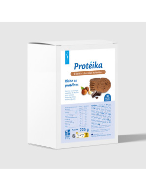 Biscuits protéinés chocolat noisettes