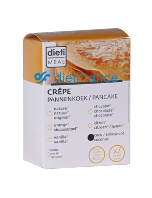 Dietimeal crêpe pancake arôme noix de coco