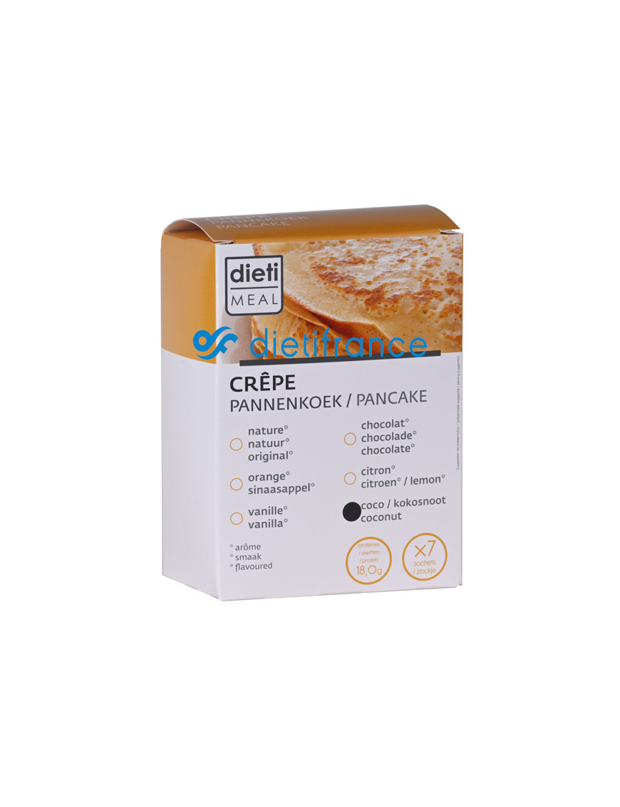Dietimeal crêpe pancake arôme noix de coco