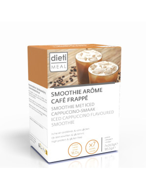 Dietimeal Boisson Smoothie Café frappé riche en protéines 7 sachets