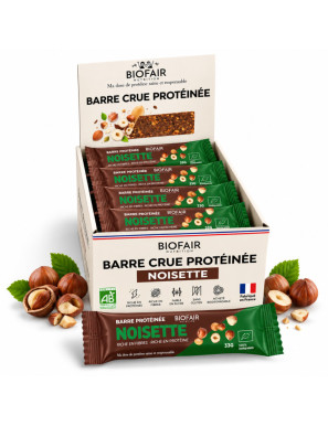 Biofair Barre Protéinée Bio Purée de Noisettes