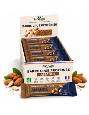 Biofair barre protéinée bio aux amandes
