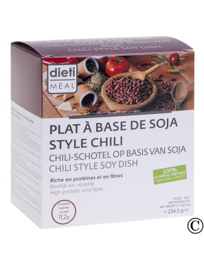 Dietimeal/Protimeal soja cuisiné façon Chili Vegan