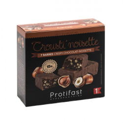 Barre protéinée chocolat noisettes