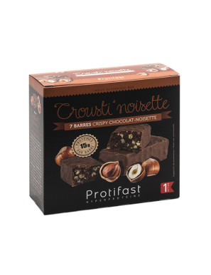 Barre protéinée chocolat noisettes