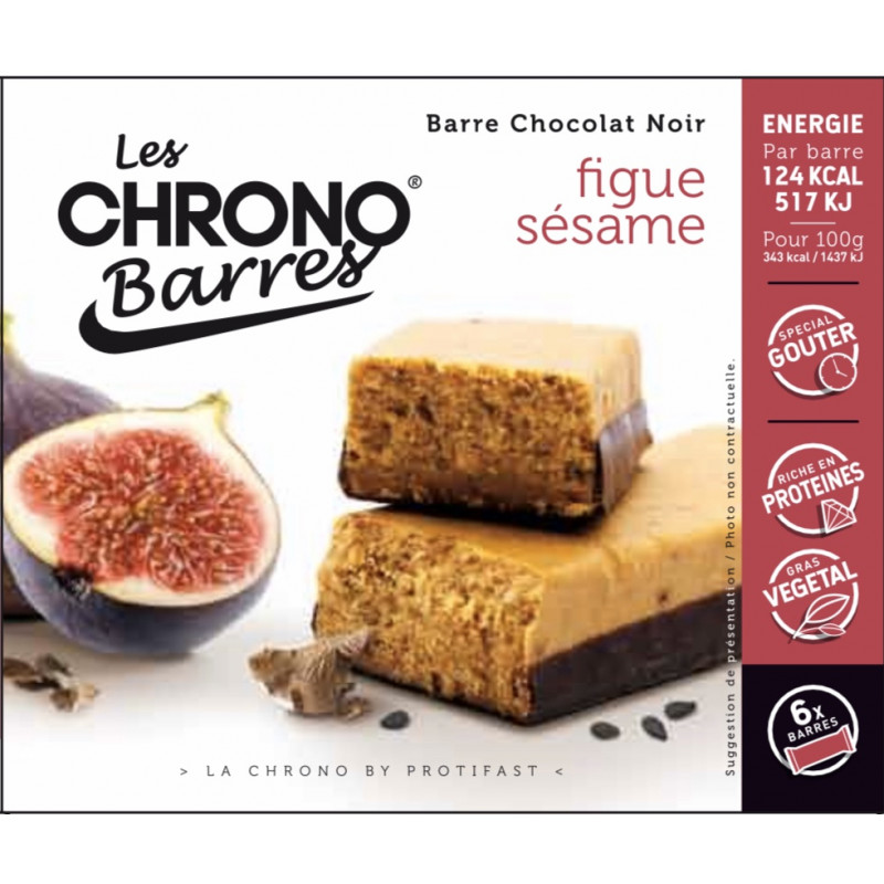 Goûter Chrono-Barre figues (8,9%) et graines de sésame ...