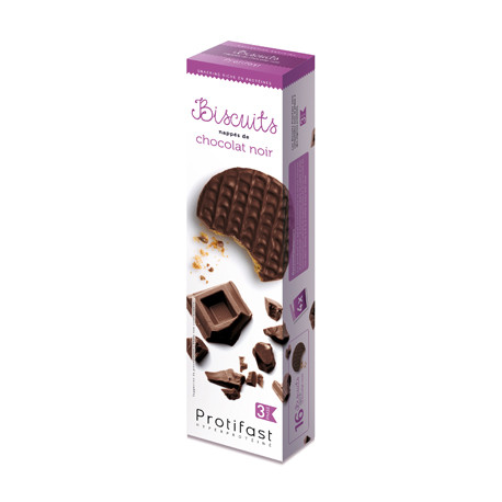 Biscuit chocolat noir protéiné