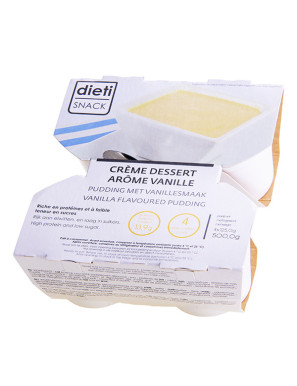 Crème dessert vanille hyperprotéinée 