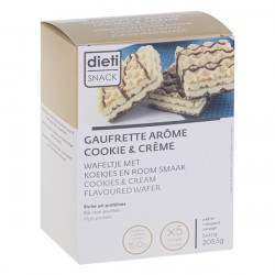Gaufrettes minceur Cookie and Cream