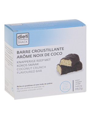 Dietisnack barre protéinée noix de coco