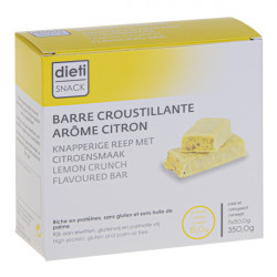 Dietisnack barre citron crunchy au chocolat blanc