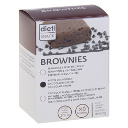 Dietisnack brownies protéinés pépites de chocolat